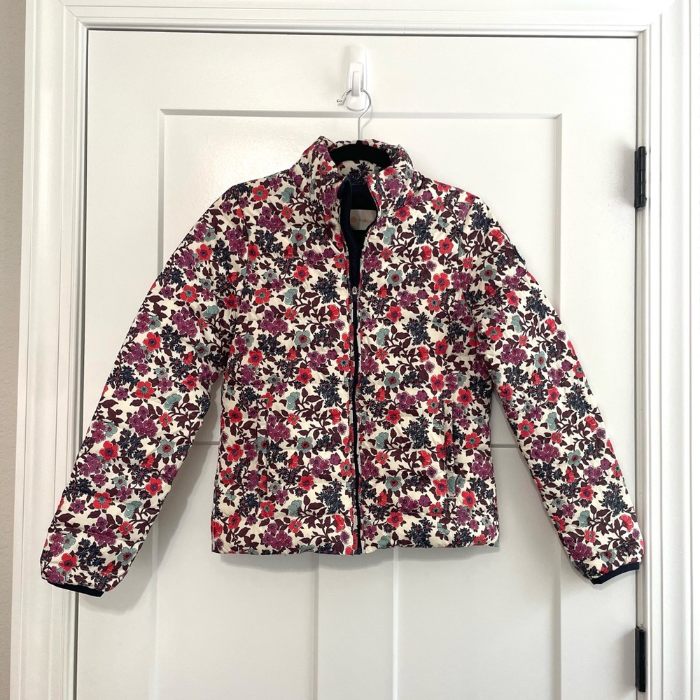 Tory Burch Printed Packable Down Winter Coat Flor… - image 2
